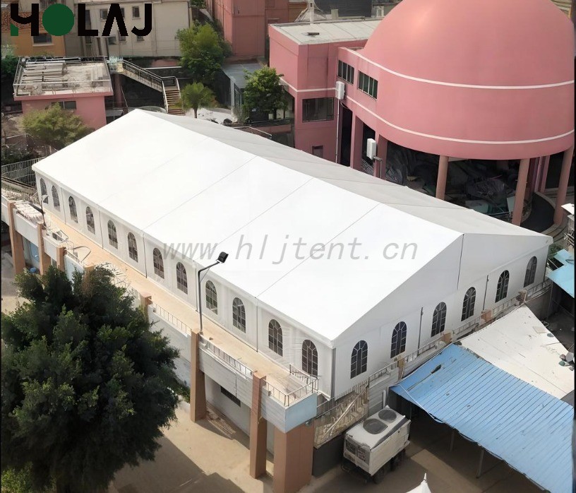 人字顶游泳池篷房